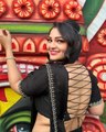 beautiful in black saree Ashwini