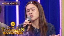 Jackie, ipinarinig ang sariling version ng 'Huling Sandali' | It’s Showtime | Tawag ng Tanghalan