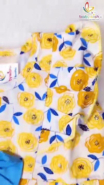 Cute Cotton Baby Frock with Beautiful Prints | Soft, Fashion-Friendly Baby Dress – Babywish
