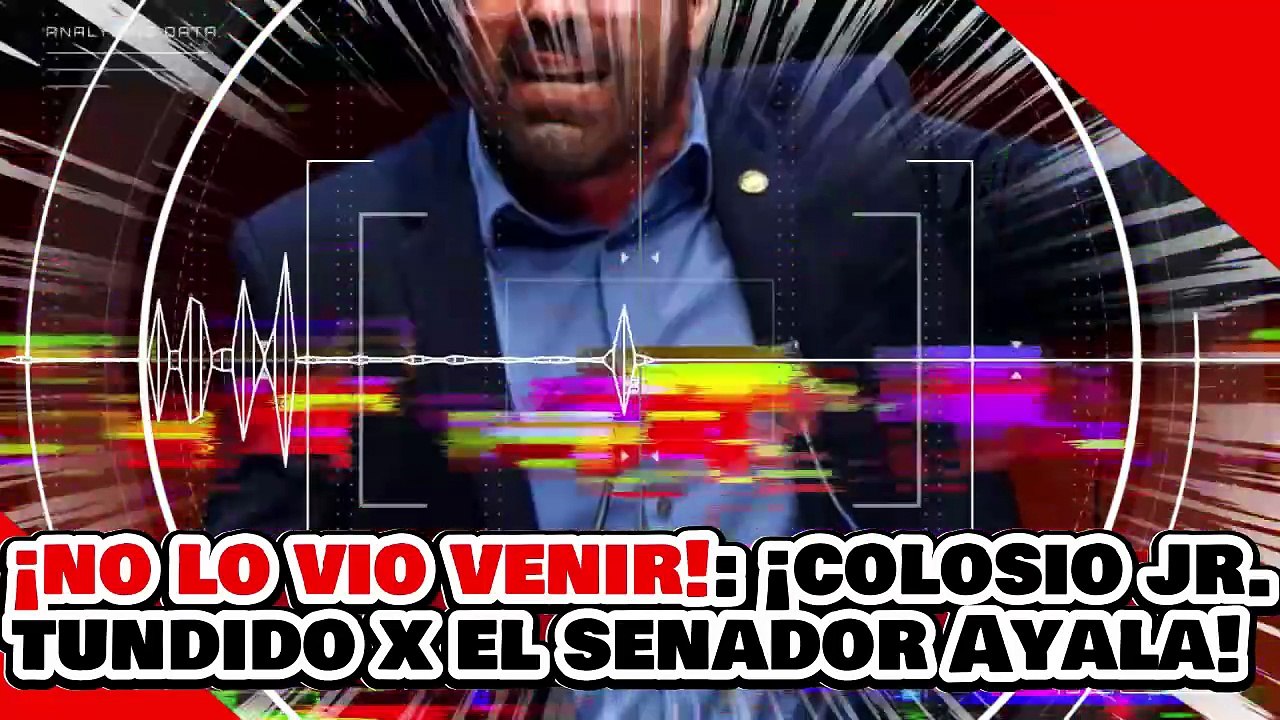 🔥🚨¡NO LO VIO VENIR! ¡COLOSIO SE ENREDA y AYALA lo EXHIBE en la BATALLA por el AGUA!