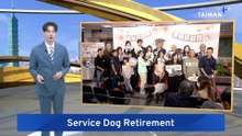 Taiwan Awards Retiring Service Dogs for Their Work