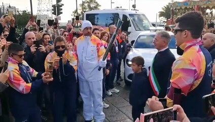 Milano Cortina 2026, ? arrivata Olbia la fiaccola olimpica