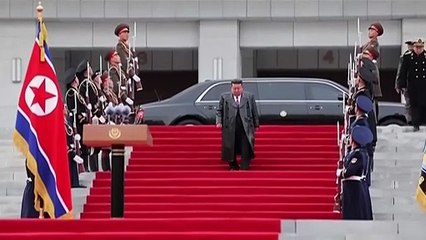 Kim Jong Un begrüßt nordkoreanische Soldaten nach ihrem Einsatz für Russland