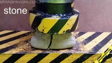 Hydraulic press vs stone