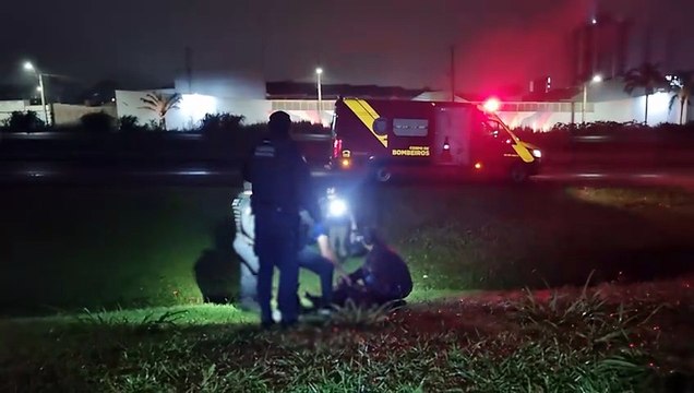 Ciclista fica gravemente ferido após colisão com carro na marginal da BR-467 em Cascavell