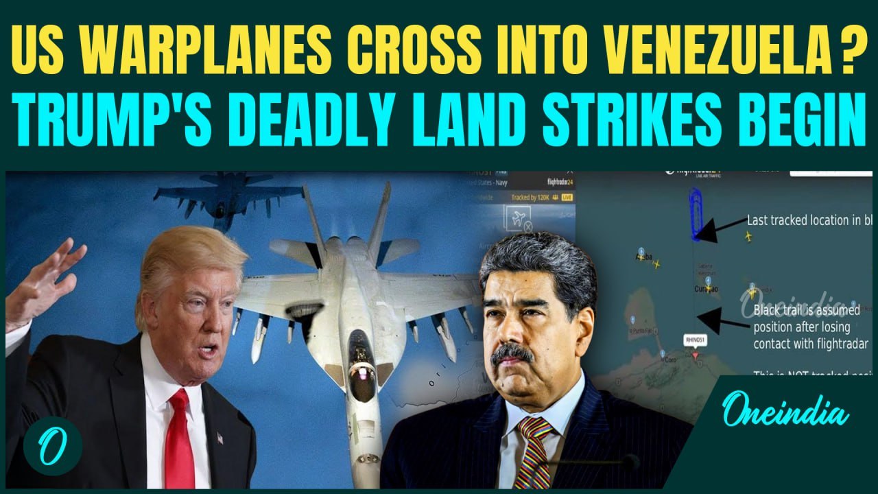 US Growler Jets Buzz Venezuelan Skies- Did US Fighters Enter Caracas as Trump Signals Land Strikes?