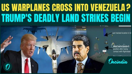 US Growler Jets Buzz Venezuelan Skies- Did US Fighters Enter Caracas as Trump Signals Land Strikes?