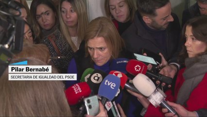 La secretaria de Igualdad del PSOE asume que pueden salir más casos, pero que los afrontarán "con todas las consecuencias"