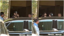 Anushka Sharma-Virat Kohli arrive in India, clicked at Mumbai's Kalina airport. Video