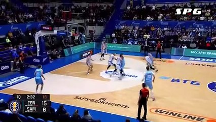 Nenad Dimitrijevic Highlights 13 Pts, 8 Ast vs BC Samara 10.12.2025