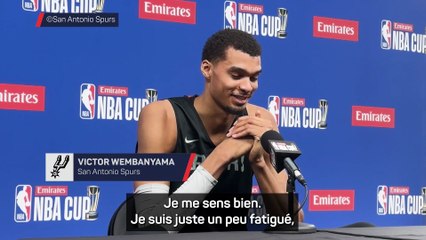 Wembanyama : « Revenir trop tôt aurait été une erreur » - Basket - NBA