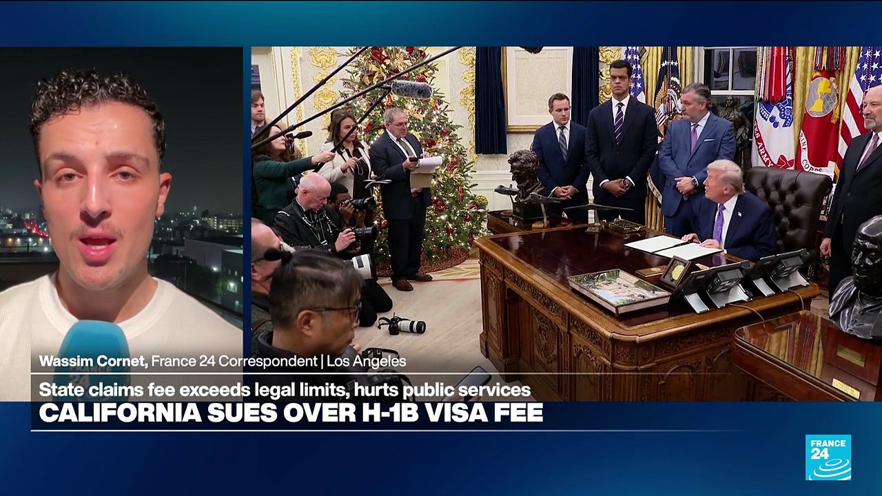 California sues Trump administration over heavy visa fees