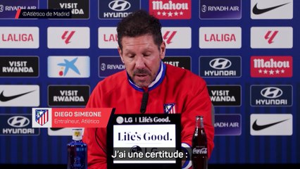 Simeone : "Si je suis ici, c’est grâce aux joueurs"