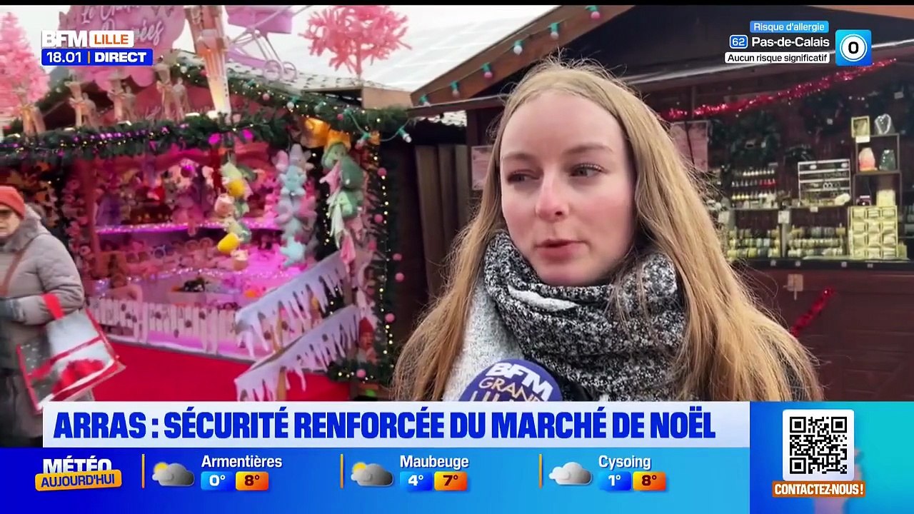 La sécurité des marchés de Noël renforcée - BFM Grand Lille - 05/12/2025