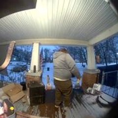 Man Slips On Icy Stairs Before Work