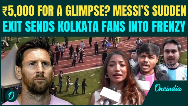 Messi ‘MESS’ In Kolkata: Die-Hard Messi Fans Furious Over Messi’s ‘Blink & Miss’ Appearance