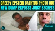 Trump’s ‘P**do**ile’ Friend, Epstein SMILES Creepily in a Bathtub - Naked Photo OUT in Fresh Dump