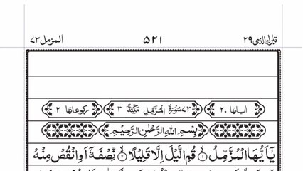 Beautiful recitation of Surah Al-Muzzammil from the Holy Quran.May Allah guide us to understand the Quran and act upon its teachings. Ameen 🤲If you like this video, please Like, Comment, and Follow our channel for more Islamic content.