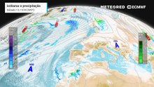 O Atlântico acorda no início da semana: frente fria traz chuva e neve na Serra da Estrela