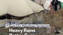 Heavy Rains Batter Gaza City
