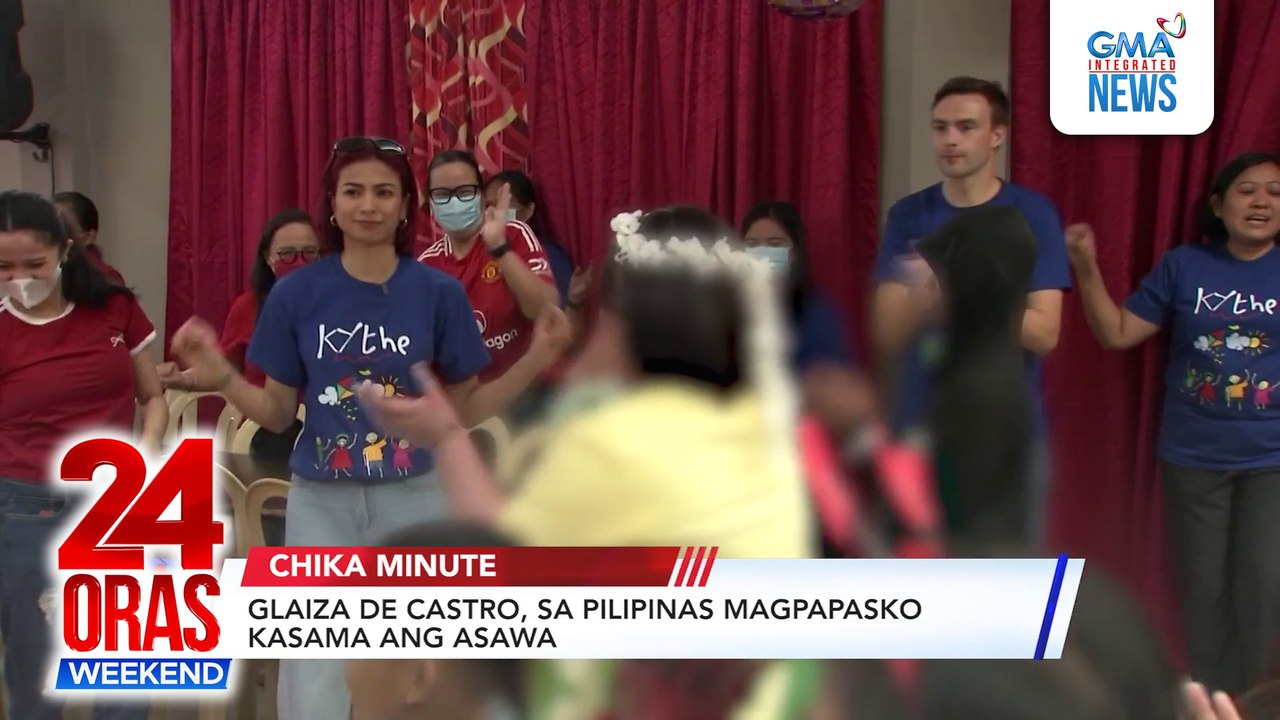 Glaiza de Castro, sa Pilipinas magpapasko kasama ang asawa | 24 Oras Weekend