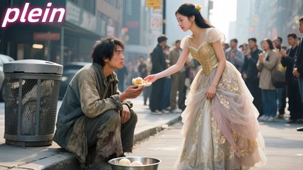 La jeune fille donne une brioche chinoise au mendiant, lui sauve la vie, sans savoir c’est le PDG ！