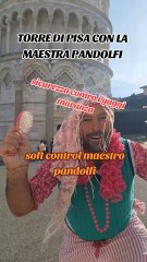 MAESTRA PANDOLFI ALLA TORRE DI PISA PER METTERE ORDINE CONTRO I MARANZA
