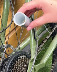 Candle trick for smoother bicycle rides🚲🕯️