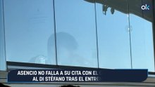 Asencio no falla a su cita con el Castilla: acude al Di Stéfano tras el entrenamiento
