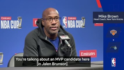 Brown pushing for 'momentum-shifting' Brunson's NBA MVP case