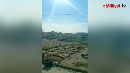 Humus'ta sıcak dakikalar! Suriye ve ABD'li askerlere ateş açıldı, savaş uçakları havalandı