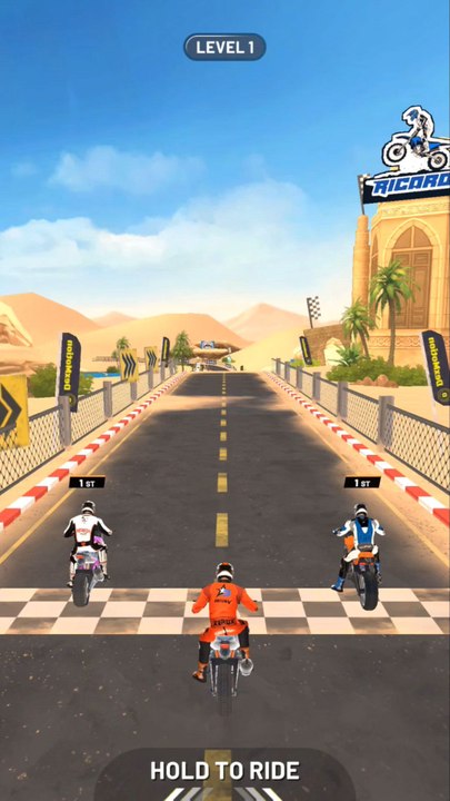 Moto Race Master Gameplay Level 1 Mokshith Thirumala