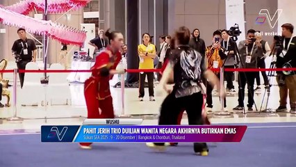 Perit jerih skuad wushu Duilian negara berbaloi apabila raih emas di Thailand