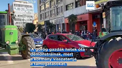 Tárgyalóasztalhoz ül a görög kormányfő a hetek óta tiltakozó gazdákkal