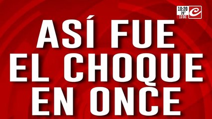 Cruzó en rojo, chocó y escapó: así fue el impresionante choque en Balvanera