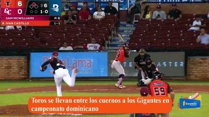 Toros se llevan entre los cuernos a los Gigantes en campeonato dominicano