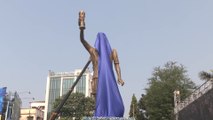 Messi’s 70-foot tall statue unveiled in India’s Kolkata