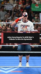 John Cena Reacts To AEW Star’s Tribute To Him On Dynamite