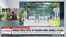 Moraes envia fotos de presídio onde Zambelli pode ficar se extraditada