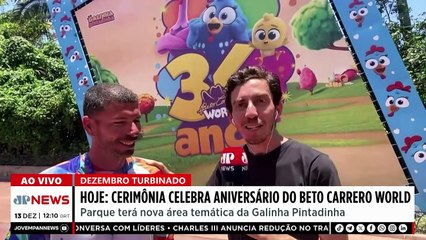 Cerimônia celebra aniversário do Beto Carrero World neste sábado (13)