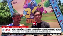 Cerimônia celebra aniversário do Beto Carrero World neste sábado (13)