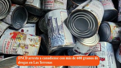 DNCD arresta a canadiense con más de 600 gramos de drogas en Las Terrenas