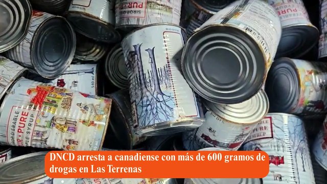 DNCD arresta a canadiense con más de 600 gramos de drogas en Las Terrenas