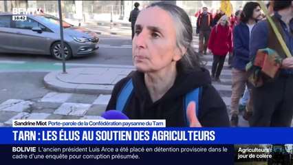 Crise agricole: Sandrine Miot, porte-parole de la Confédération paysanne du Tarn, s'est exprimée sur la dermatose bovine juste d'être reçue par le préfet du département