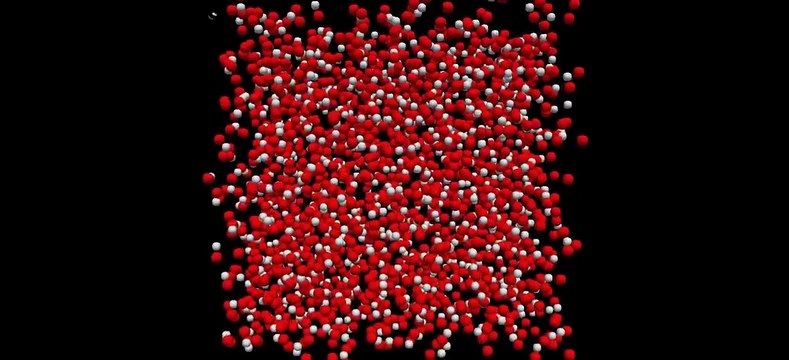 Water Bulk Molecular Dynamics Simulation Atom Condensed Kohn Sham DFT approximated to 2nd order