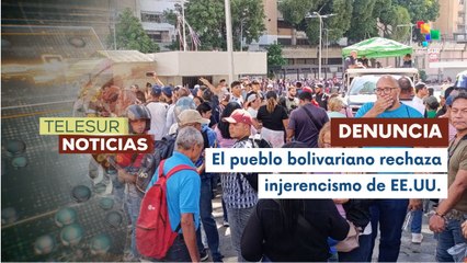 Venezolanos rechazan robo del buque petrolero realizado por EE.UU.