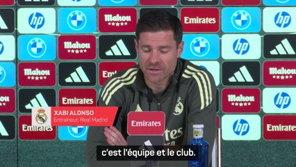 Xabi Alonso : "Le plus important, c'est l'équipe et le club"