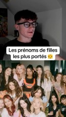 Les prénoms de filles les plus portés 👧 #prenom #prénoms