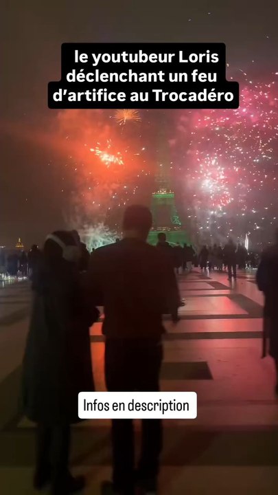 des feux d'artifice à Paris