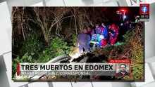Tres muertos tras choque contra muro en la Toluca-Atlacomulco